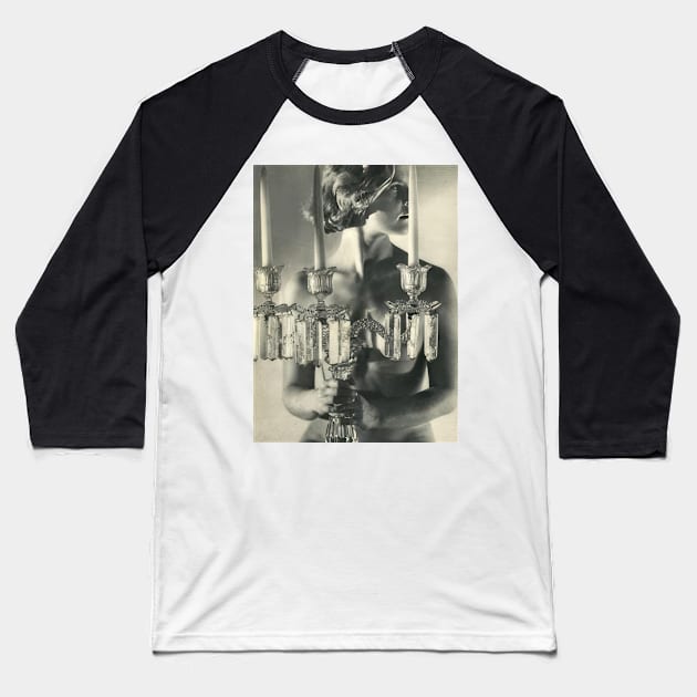 candelabra 1935 - Dora Maar Baseball T-Shirt by Kollagio